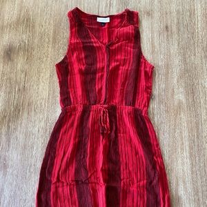 Universal Thread Women’s Red & Black Stripe Maxi Dress